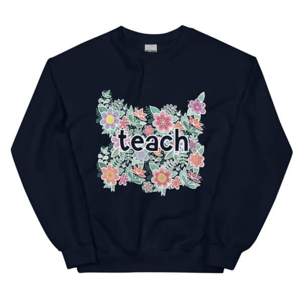 Crewneck Sweatshirt | Teach - Image 4