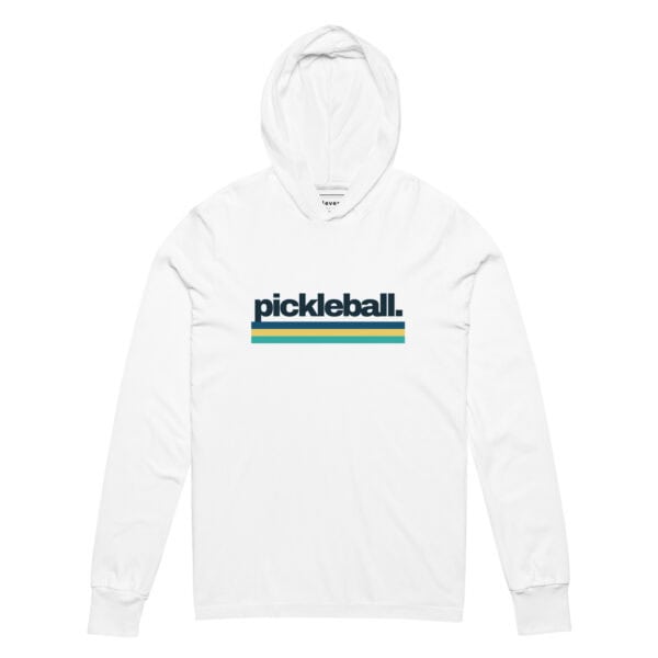 Hooded Long-Sleeve Tee | Pickleball 3 Lines